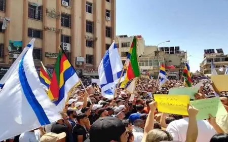 “الشعب يريد دخول إسرائيل”: متظاهرون في السويداء بسوريا يرفعون أعلام تل أبيب |فيديو- صور