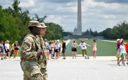 بناء على طلب ترامب.. فرجينيا الغربية ترسل 400 من الحرس الوطني لدعم شرطة واشنطن