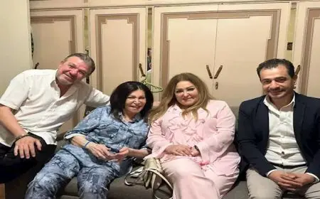 أحمد سلامة يُقبل رأس نجوى فؤاد بعد استغاثتها ووفد من “الثقافة” والفنانين يزور منزلها