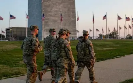 ثلاث ولايات أمريكية ترسل قوات من الحرس الوطني إلى واشنطن