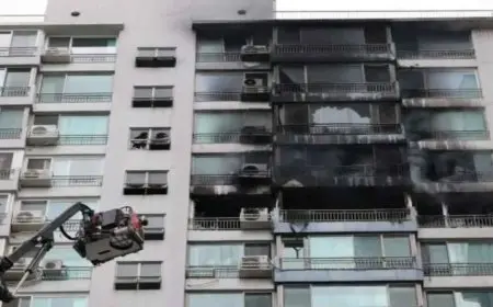 قتيلان و13 جريحا جراء حريق بمبنى سكني في العاصمة الكورية الجنوبية