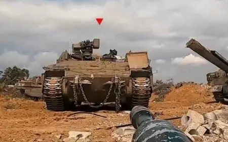 القسام تعلن استهداف دبابة إسرائيلية جنوب حي الزيتون