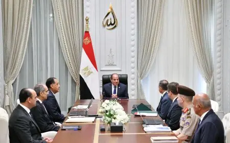 السيسي يوجه بتعزيز شبكات الاتصالات وتطبيق استراتيجيات الذكاء الاصطناعي ودعم الكوادر المتخصصة