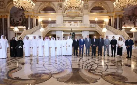 وزيرا العدل والأوقاف يستقبلان وفدا قضائيا إماراتيا برئاسة نائب حاكم الشارقة لتعزيز التعاون المشترك