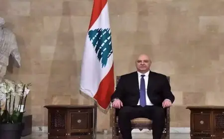 الرئيس اللبناني يجدد رفض بلاده توطين الفلسطينيين في لبنان