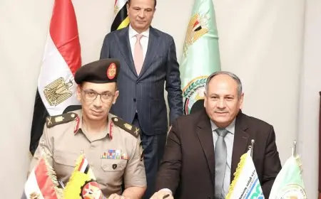 وزير الزراعة يشهد توقيع بروتوكول تعاون بين البحوث الزراعية والكلية الفنية العسكرية لإنتاج الأسمدة البوتاسية محليا