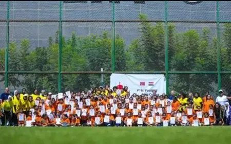 ختام دورة تطوير مدربات ناشئات كرة القدم بالتعاون بين الاتحادين المصري والنرويجي