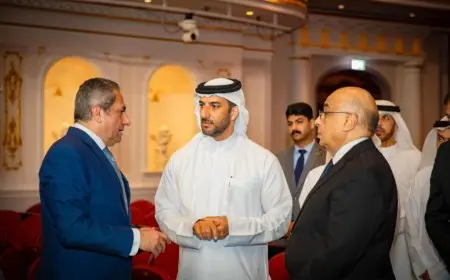 نائب حاكم الشارقة يزور العاصمة الإدارية ويجري جولة بالمركز الثقافي الإسلامي ومدينة الفنون والثقافة