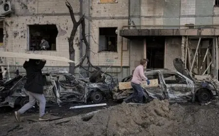 روسيا تشن ضربات ضد أوكرانيا أثناء لقاء زيلينسكي بترامب