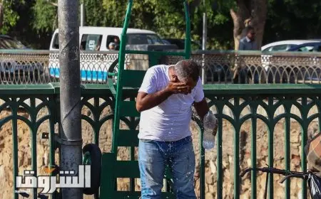 الأرصاد: ارتفاع مؤقت في درجات الحرارة اليوم.. والعظمى المحسوسة على القاهرة تصل إلى 40