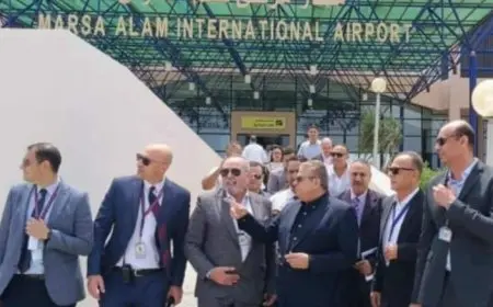 جولة تفقدية للجنة العليا للتفتيش الأمني والبيئي بمطاري مرسى علم والغردقة