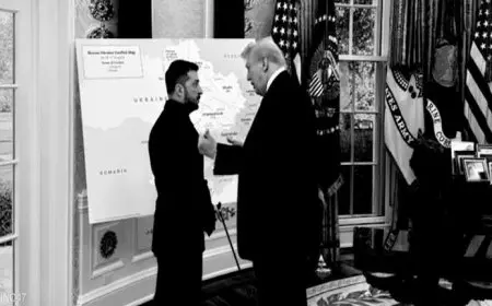 هل حاول ترامب الضغط على زيلينسكي بعرض “خريطة الصراع”؟