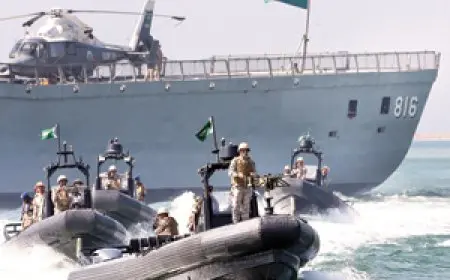 البحرية السعودية تتسلم قيادة قوة الواجب المختلطة من نظيرتها النيوزيلندية