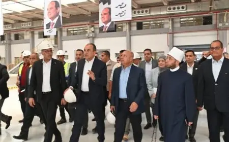 وزراء الصناعة وقطاع الأعمال العام والعمل والأوقاف يتفقدون مصانع شركة النصر للسيارات بحلوان