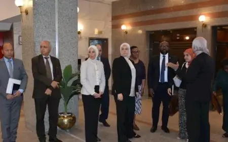 مصلحة الضرائب تستقبل وفد المنتدى “الأفريقي” في مركز التدريب الضريبي