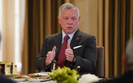 ملك الأردن يؤكد لـ ماكرون ضرورة تكثيف الجهود لوقف إطلاق النار في غزة