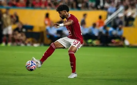 بشرى سارة في مران الأهلي قبل مواجهة غزل المحلة