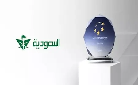 خطوط الطيران السعودية تحصد جائزة الأفضل في خدمات تجربة الضيوف بتصنيف أبكس
