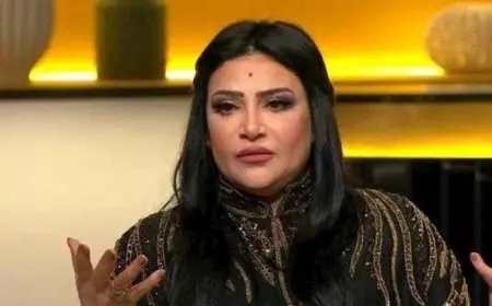 صورة- لحظة وصول بدرية طلبة للتحقيق معها في نقابة المهن التمثيلية