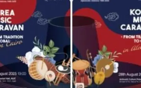 قافلة الموسيقى الكورية تحتفل بمرور 30 عاما على الصداقة بين مصر وكوريا الجنوبية