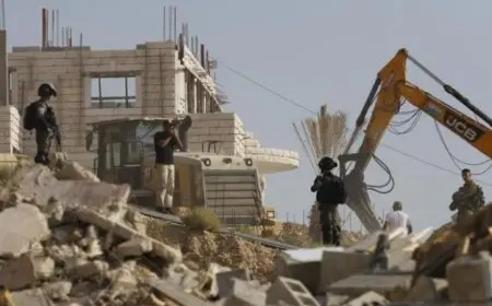الضفة.. جيش الاحتلال الإسرائيلي يهدم منشآت فلسطينية بالأغوار الشمالية