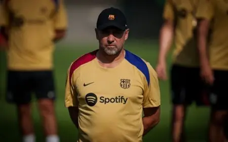 أزمة قيد اللاعبين ببرشلونة تثير استياء فليك