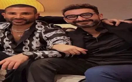 نادر حمدي يهنئ أحمد سعد بعيد ميلاده