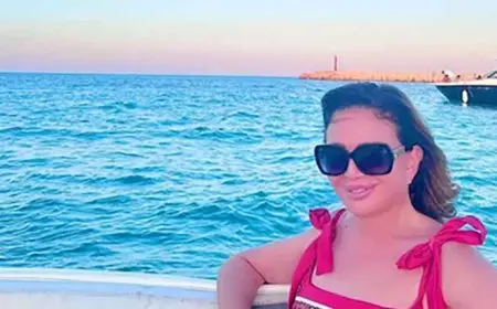 في يخت وسط البحر.. إلهام شاهين: الغروب فراق وفيه أمل ينور الشروق حياتنا