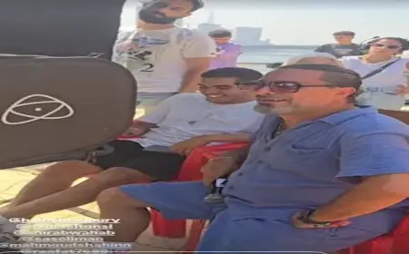 بالصور- هادي الباجوري يكشف عن كواليس كوميدية مع الفنان أحمد سعد