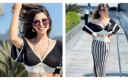 على طريقة عروس البحر.. ميرنا جميل بإطلالة صيفية جريئة (صور)