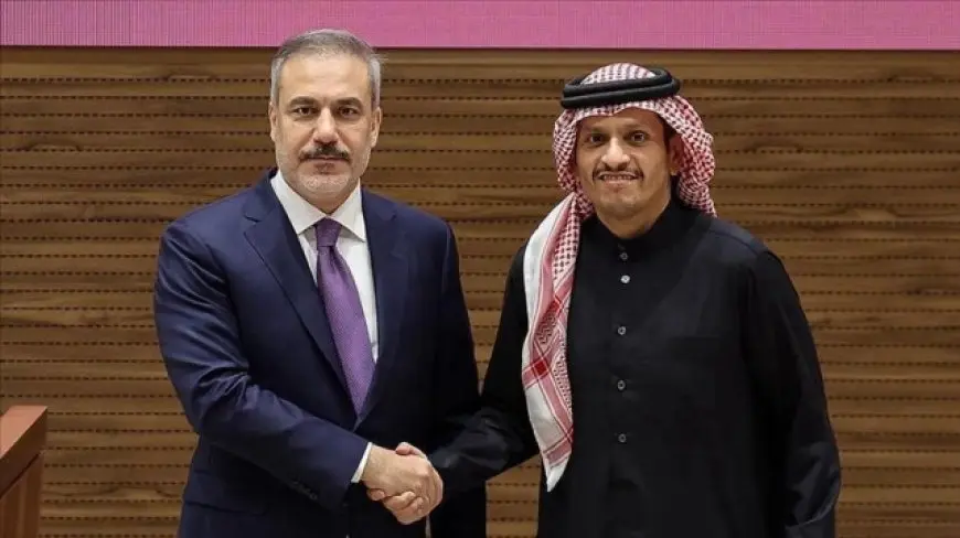 وزير الخارجية التركي يبحث مع نظيره القطري مساعي وقف إطلاق النار بغزة