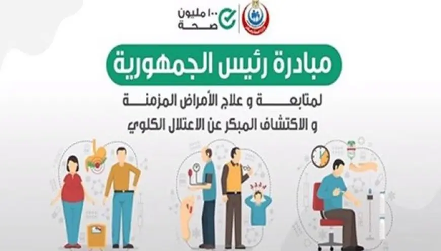 متحدث «الصحة»: فحص 18.4 مليون مواطن ضمن المبادرة الرئاسية للكشف عن الأمراض المزمنة منذ سبتمبر 2021