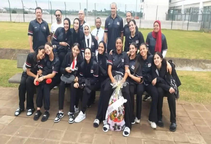 منتخب شابات الكرة الطائرة يصل إلى الكاميرون للمشاركة في بطولة الأمم الإفريقية