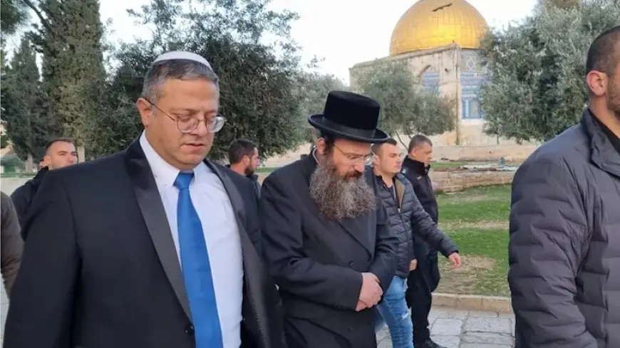 نتنياهو يعلق على صلاة بن غفير في باحات الأقصى