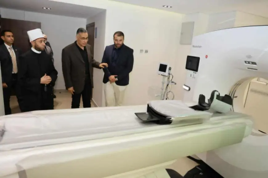 وزير الأوقاف يفتتح وحدة الأشعة المقطعية وعددا من أعمال التطوير بمستشفى الدعاة