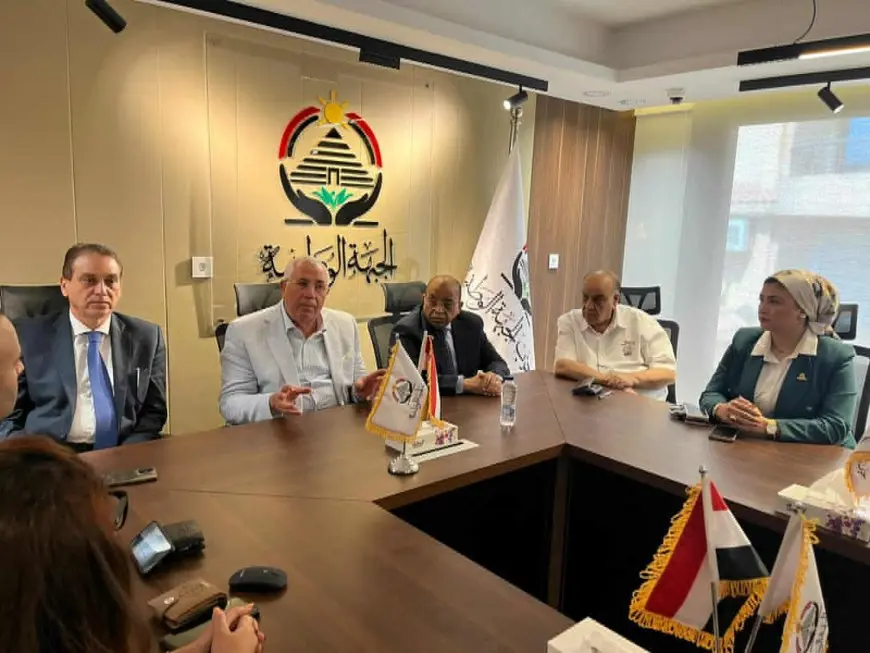 قيادات حزب الجبهة الوطنية يتابعون الاستعدادات التنظيمية لانتخابات مجلس الشيوخ ويتفقدون غرفة العمليات المركزية