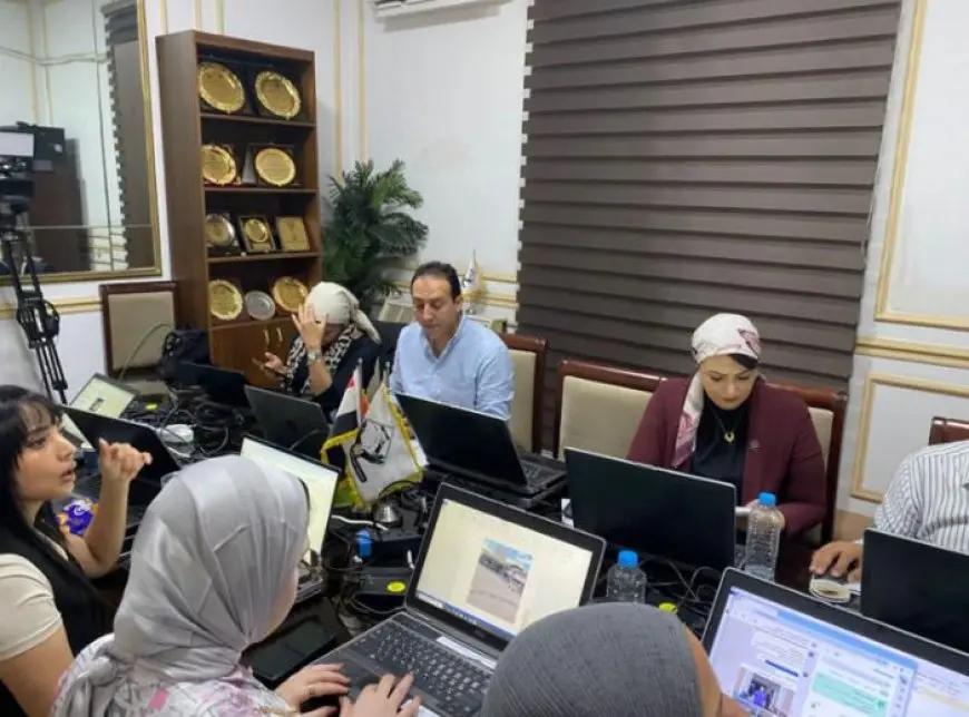 غرفة عمليات تنسيقية شباب الأحزاب والسياسيين تتابع انتخابات مجلس الشيوخ