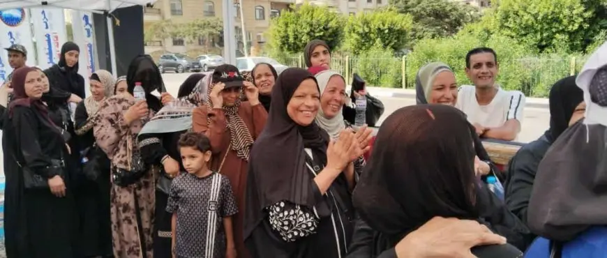 السيدات يتصدرن المشهد في لجان انتخابات الشيوخ بالمقطم