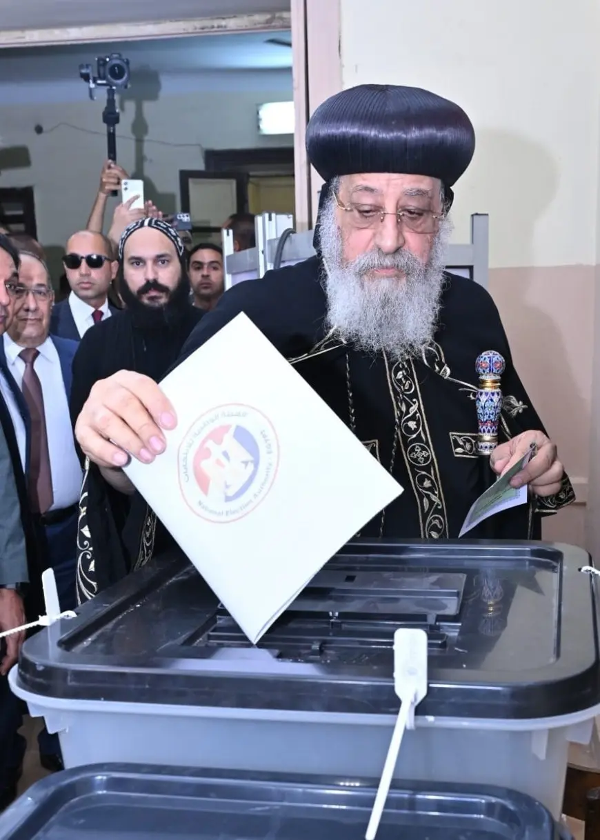 البابا تواضروس الثاني: انتخابات مجلس الشيوخ فرصة طيبة لتعبير المواطن عن رأيه