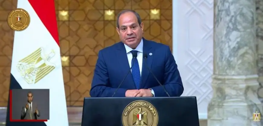 الرئيس السيسي: هناك محاولات لتشتيت الانتباه عن المسئول الفعلي عن الوضع المأساوي في غزة