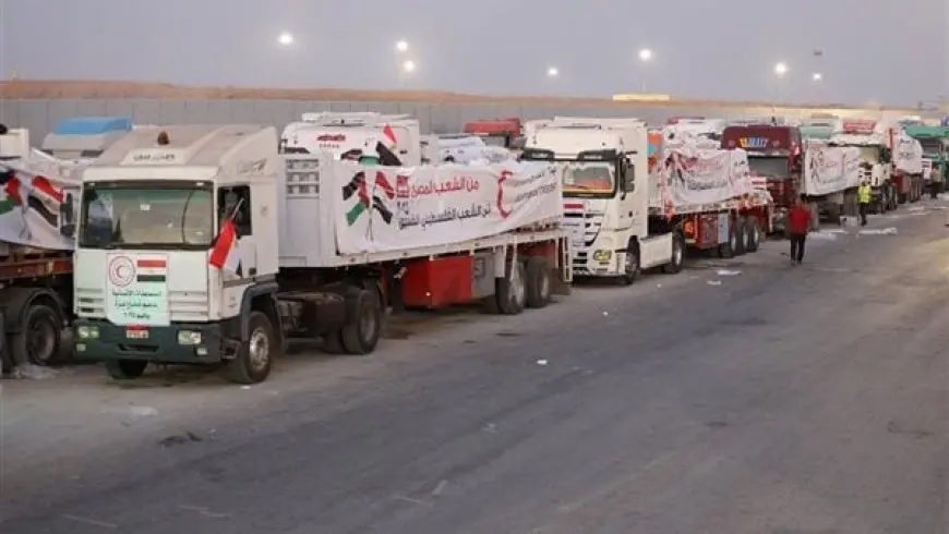 الهلال الأحمر: خلية عمل لا تتوقف لإيصال المساعدات إلى غزة