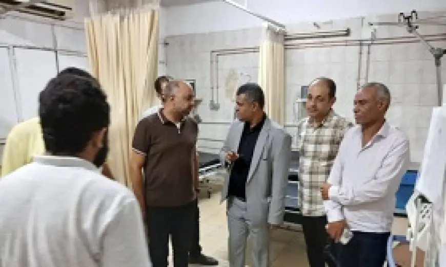 وكيل صحة المنيا يفاجئ مستشفى أبوقرقاص المركزي بجولة تفقدية فجرا