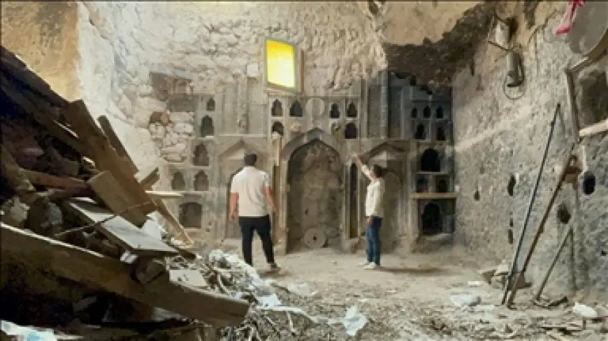 اكتشاف معبد عمره 6 قرون أثناء تنظيف مخزن للحطب في ولاية نوشهير وسط تركيا