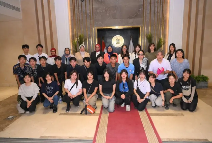 وزارة التضامن تستقبل وفدا طلابيا من جامعة كوانسي جاكوين اليابانية وجايكا