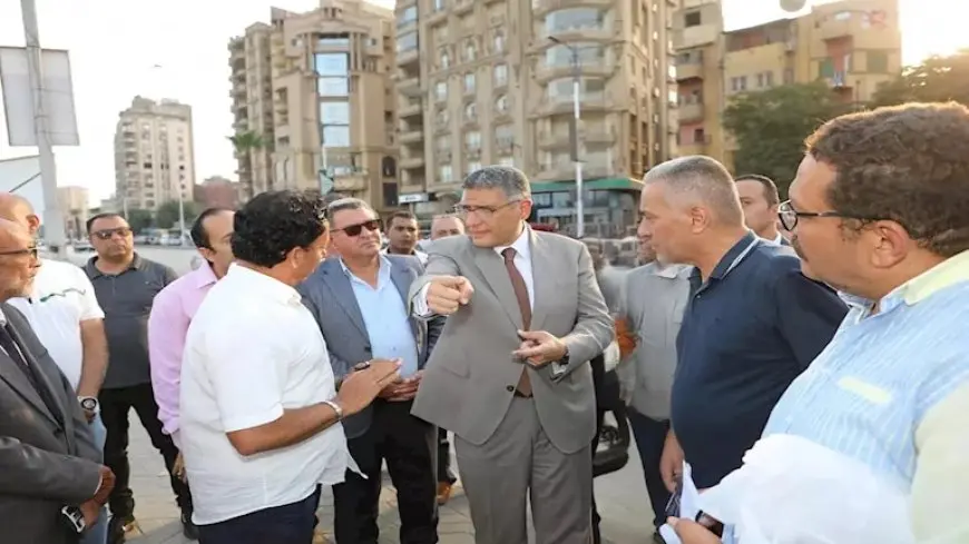 توجيه من محافظ الجيزة بشأن أعمال توصيل الكهرباء الجديدة لمحطة مياه جزيرة الدهب