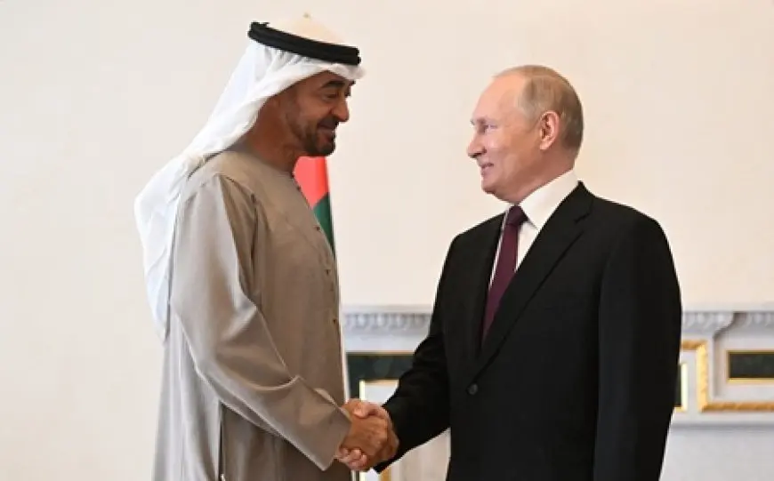 رئيس الإمارات: نتطلع لمضاعفة التبادل التجاري مع روسيا