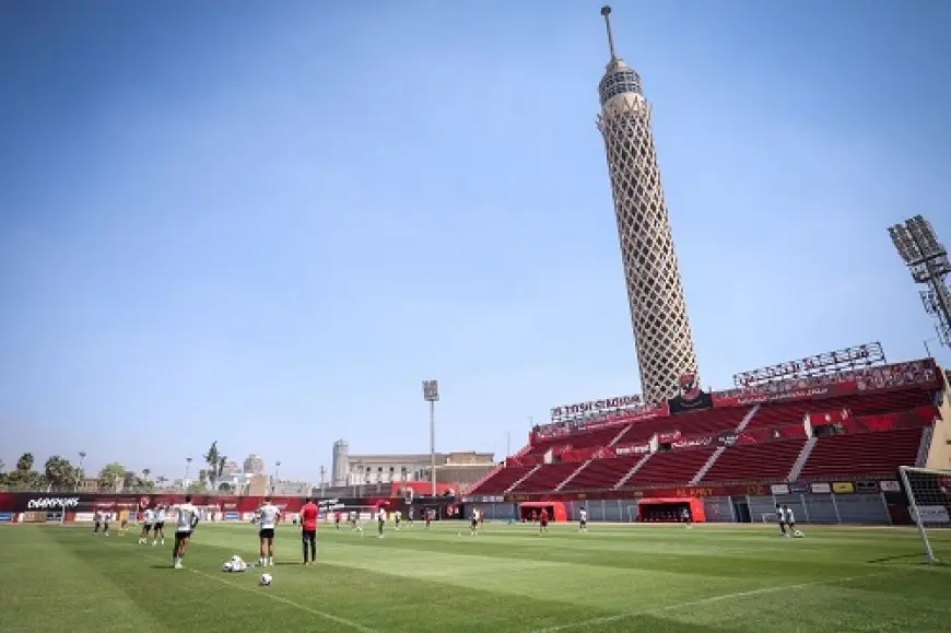 الأهلي يواصل تدريباته استعدادا لمباراة مودرن سبورت