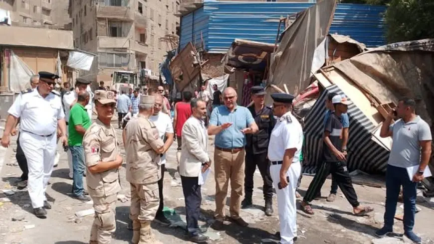 محافظ القليوبية يوجه بوضع خطة شاملة لتأمين نطاق حريق شبرا الخيمة
