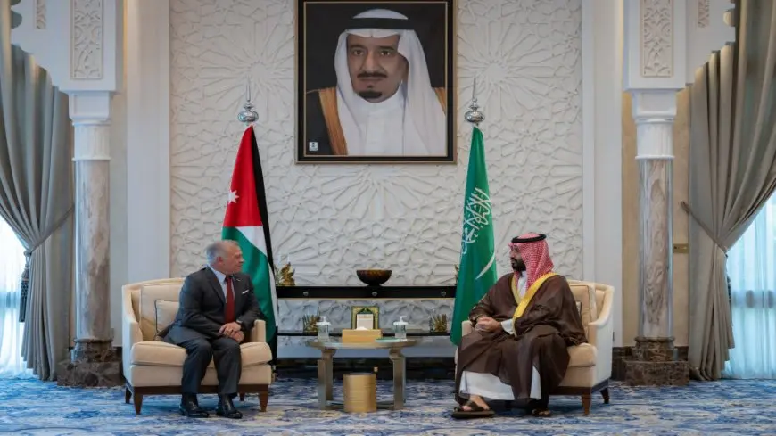 ملك الأردن وولي العهد السعودي يبحثان التطورات في غزة والضفة الغربية