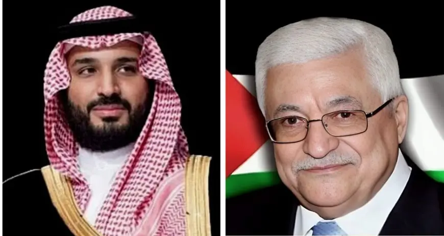 محمود عباس يبحث مع ولي العهد السعودي آخر التطورات في فلسطين
